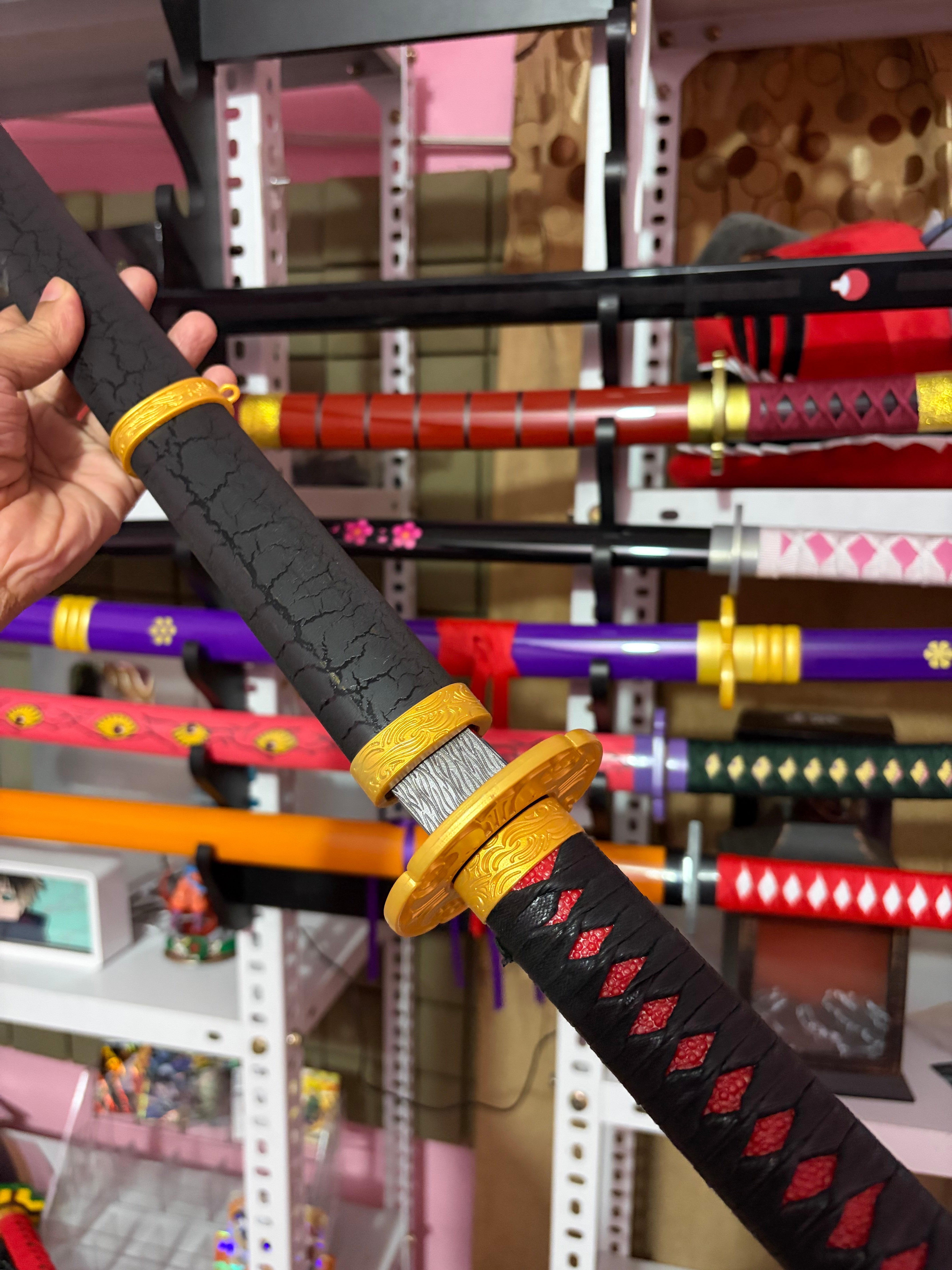 Unohana Minazuki Cosplay Katana Bleach Anime Sword for Fans