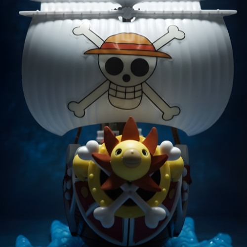 One Piece Thousand Sunny & Going Merry Ship Figure