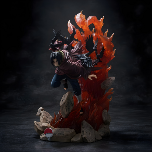 Naruto Itachi Interchangeable Head Figure 28cm