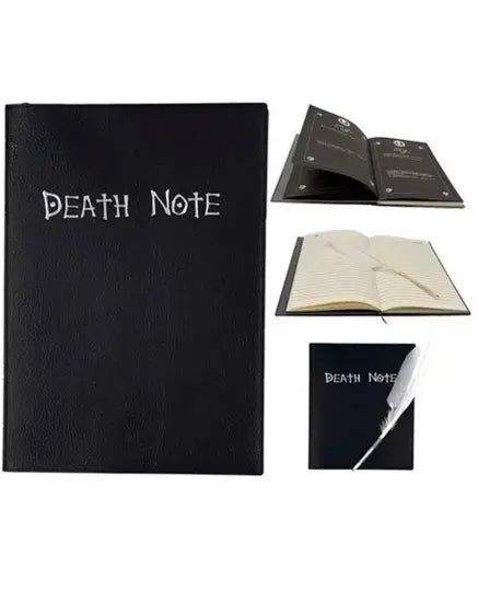 Death Note Anime Notebook Set Leather Cover Writing Journal Gift