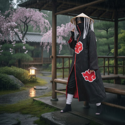 Akatsuki Group Anime Cosplay Costume Bundle
