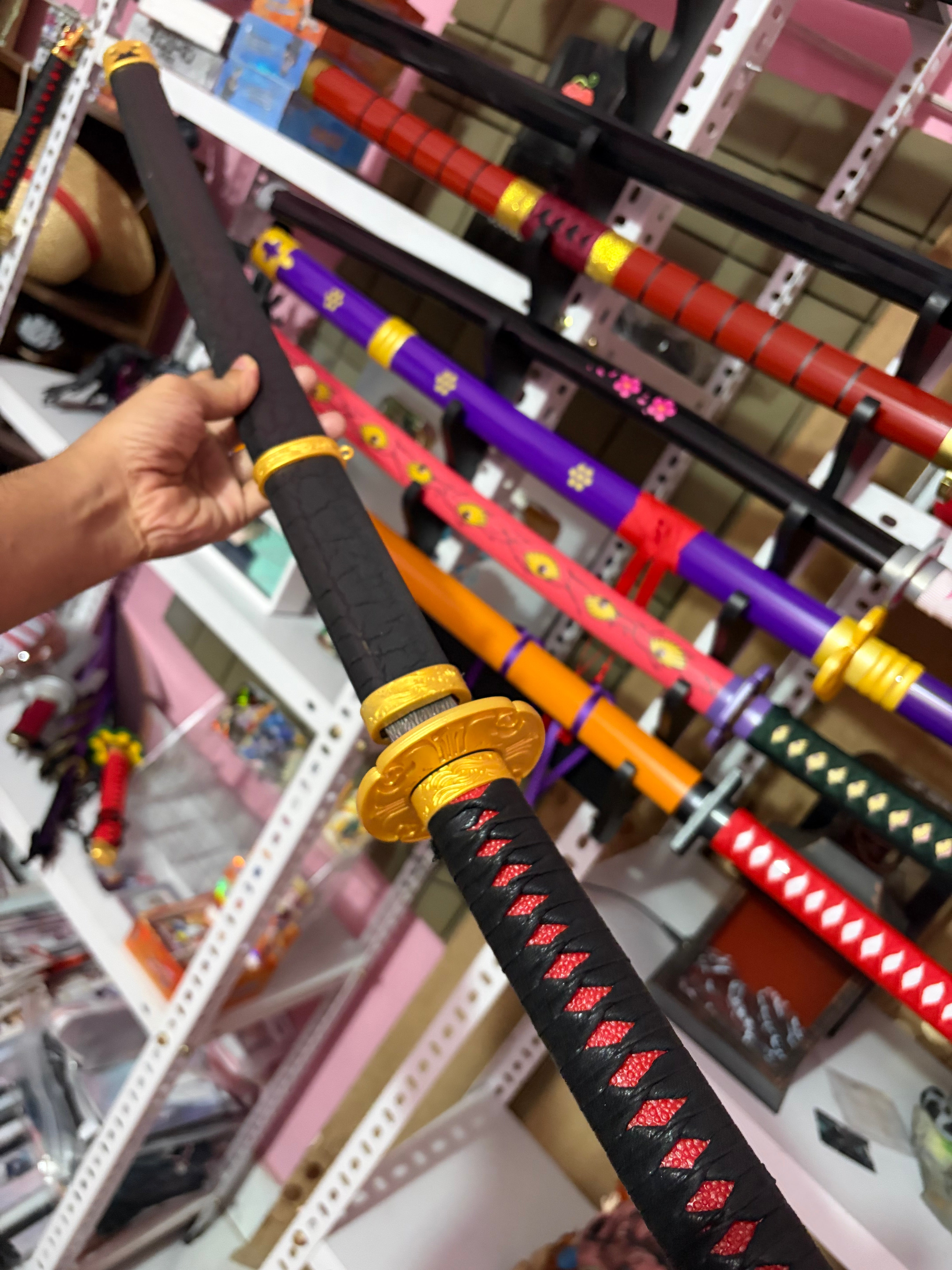 Unohana Minazuki Cosplay Katana Bleach Anime Sword for Fans