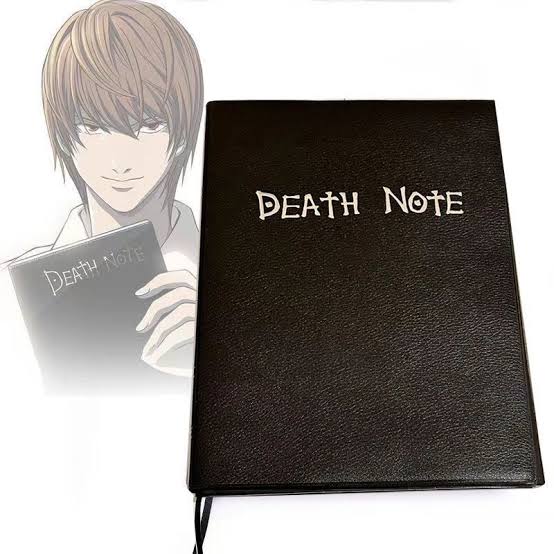 Death Note Anime Notebook Set Leather Cover Writing Journal Gift ...