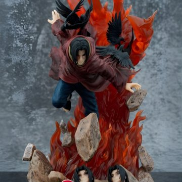 Naruto Itachi Interchangeable Head Figure 28cm