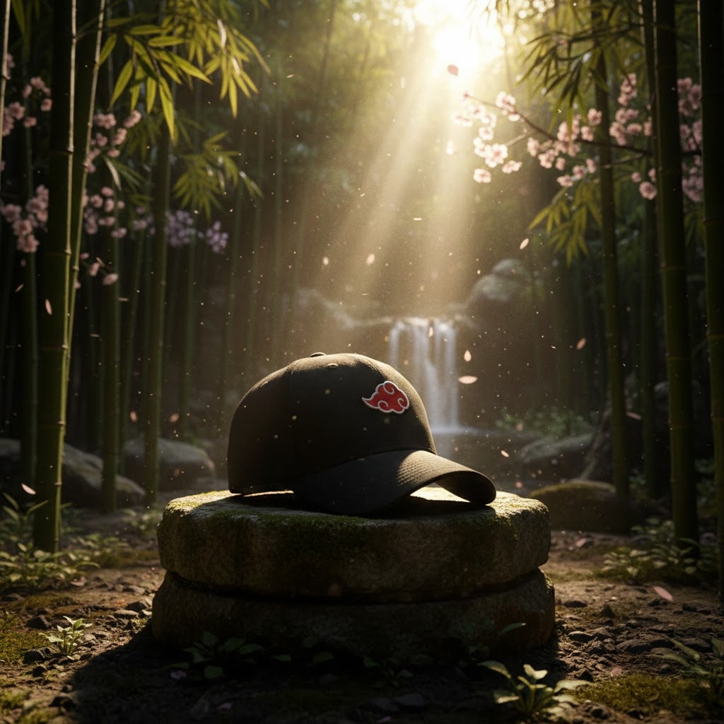 Akatsuki Snapback Cap Naruto Red Cloud Cosplay Style Unisex Fans