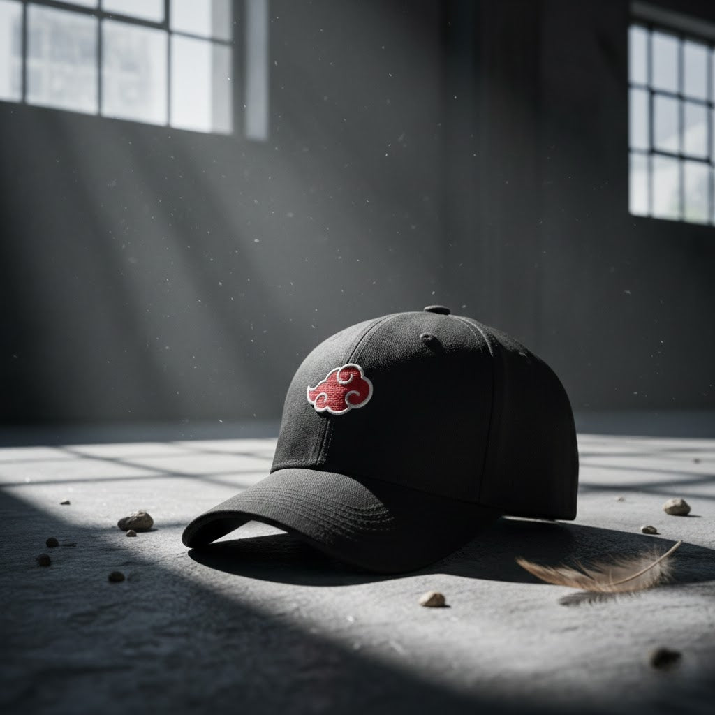 Akatsuki Snapback Cap Naruto Red Cloud Cosplay Style Unisex Fans