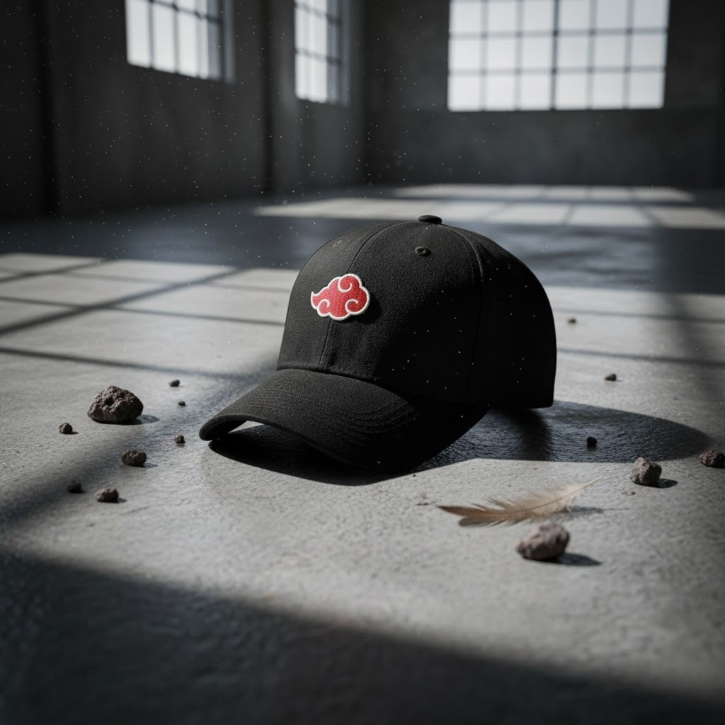 Akatsuki Snapback Cap Naruto Red Cloud Cosplay Style Unisex Fans