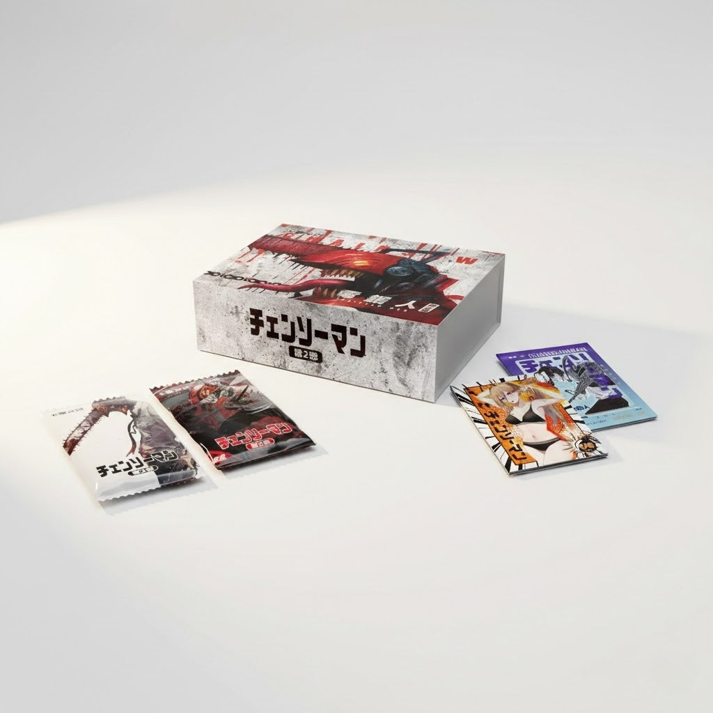 Chainsaw Man Trading Card Box 10 Booster Packs Anime Collection ( Full Box )