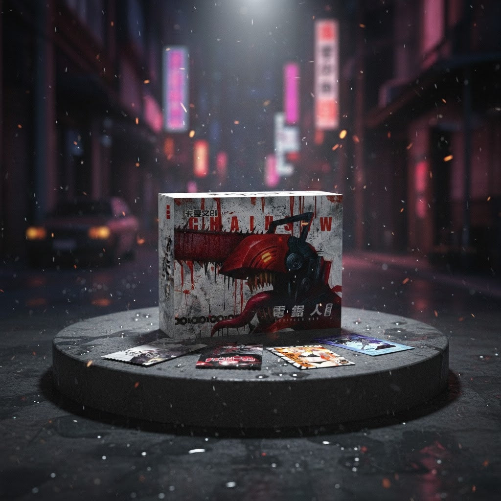 Chainsaw Man Trading Card Booster Packs Anime Collection ThePoysha Chainsaw Man Trading Card Booster Packs Anime Collection ThePoysha