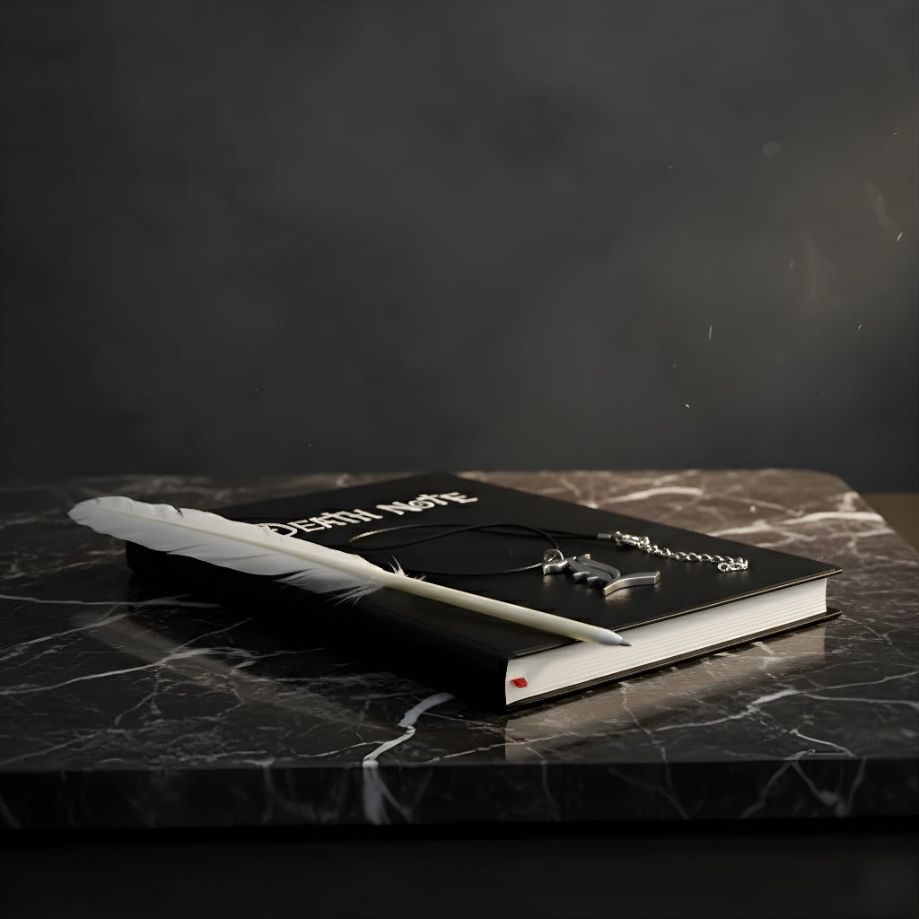 Death Note Anime Notebook Set Leather Cover Writing Journal Gift