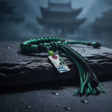 Demon Slayer Braided Bracelet Adjustable Anime Jewelry