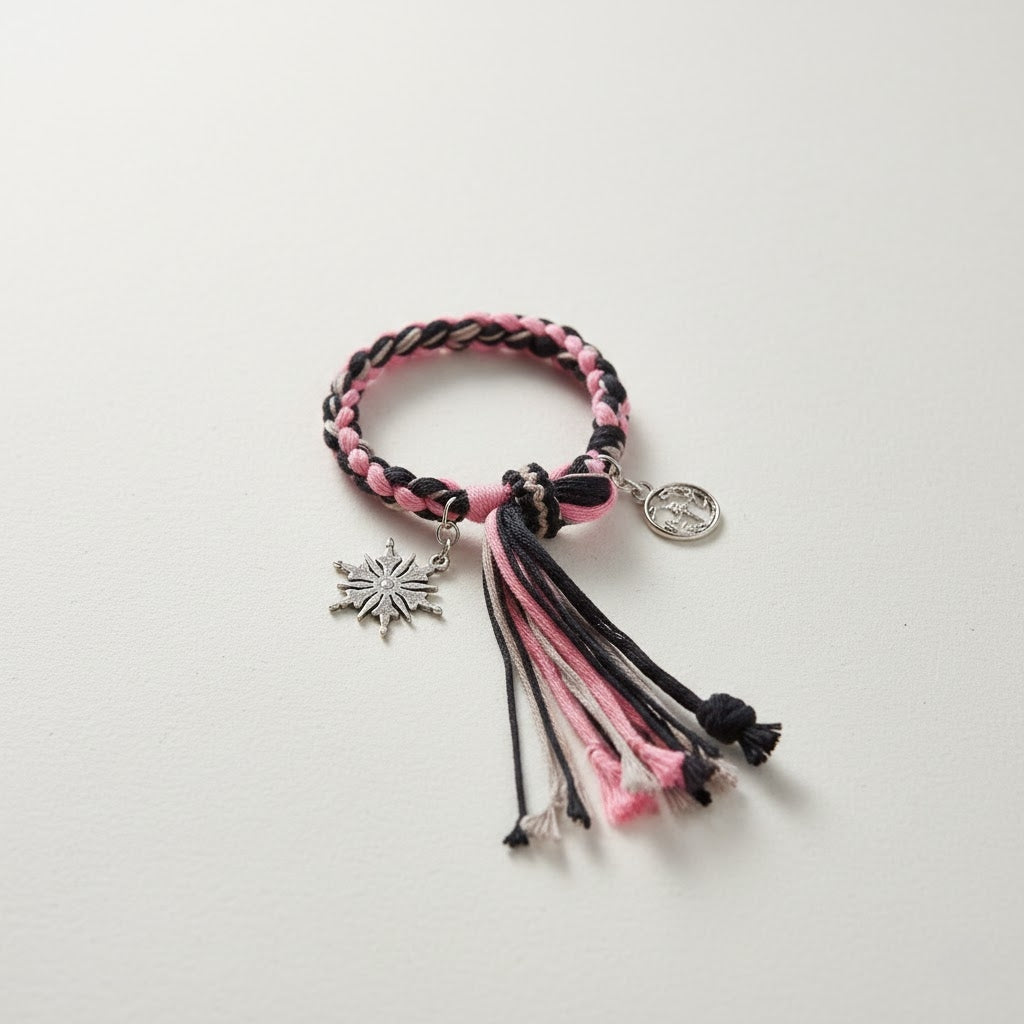 Demon Slayer Braided Bracelet Adjustable Anime Jewelry