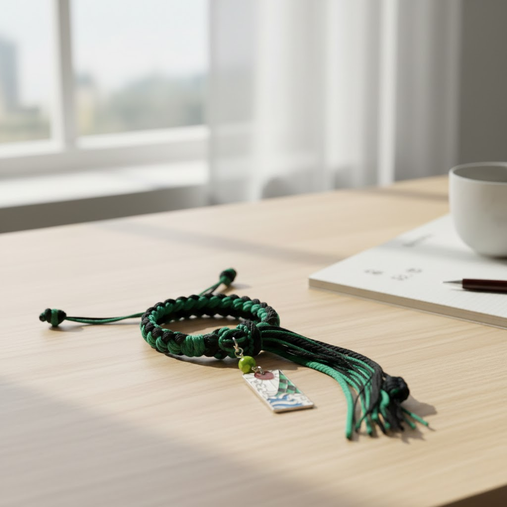 Demon Slayer Braided Bracelet Adjustable Anime Jewelry