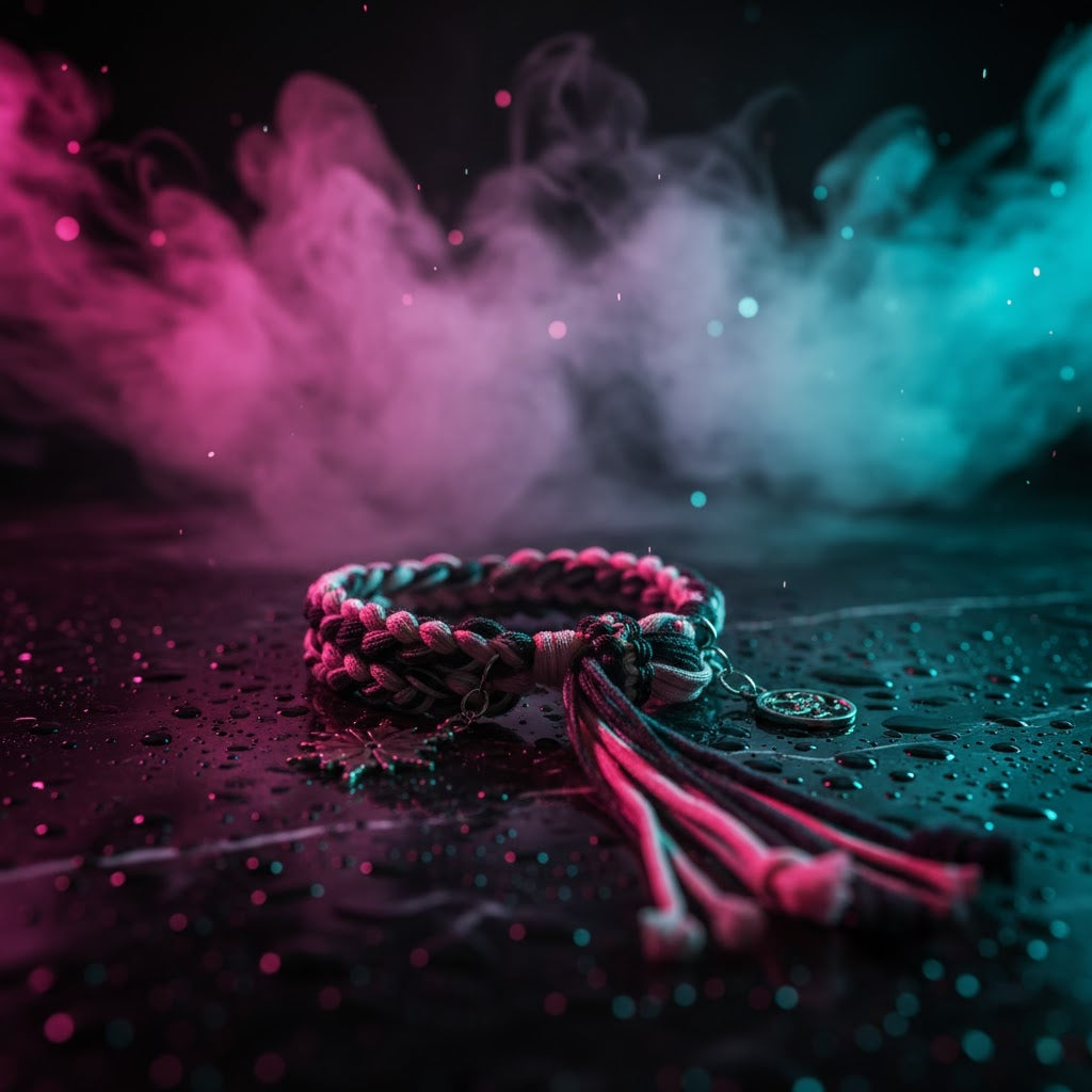 Demon Slayer Braided Bracelet Adjustable Anime Jewelry