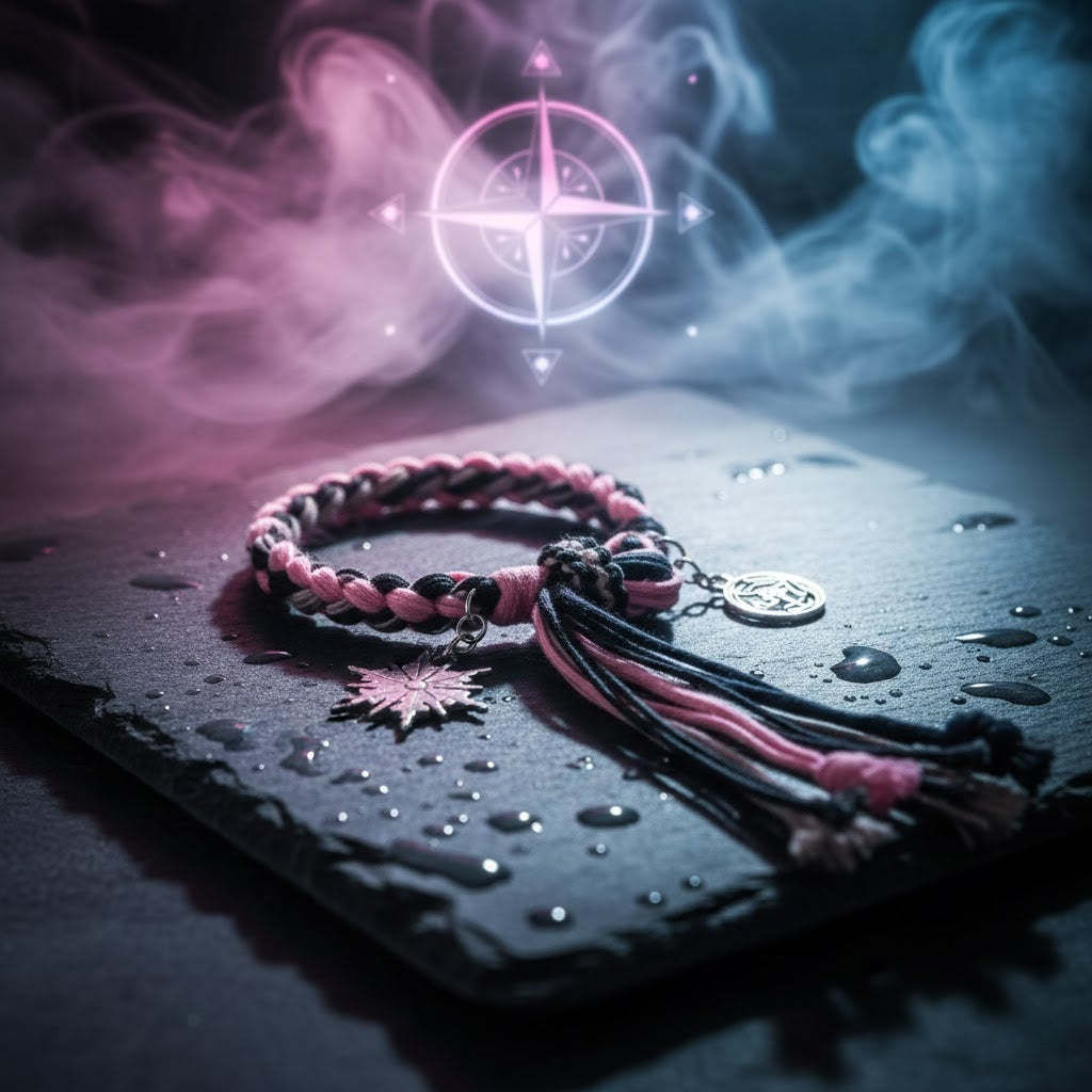 Demon Slayer Braided Bracelet Adjustable Anime Jewelry