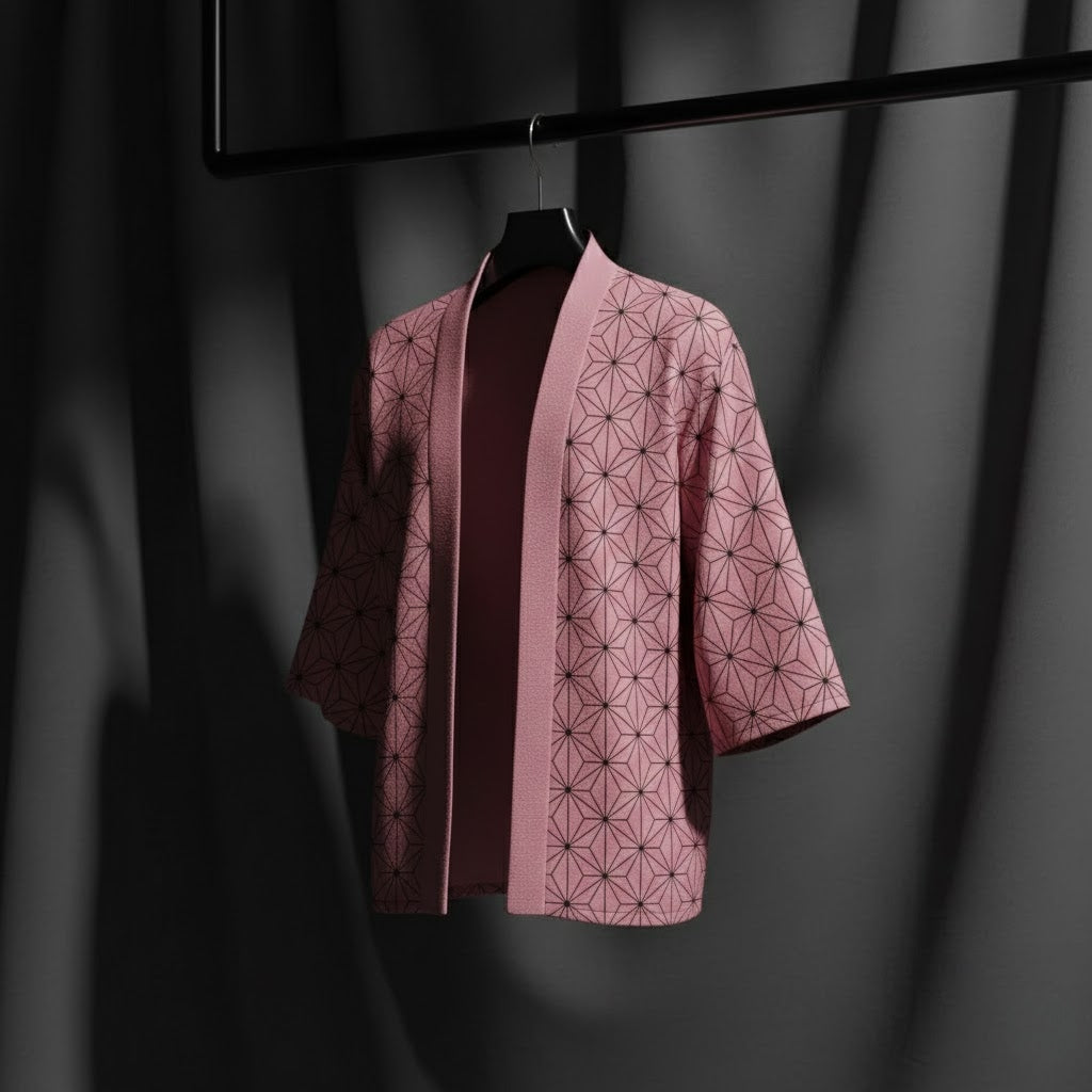 Demon Slayer Cosplay Cloak Kimono Style Anime Costume for Adults