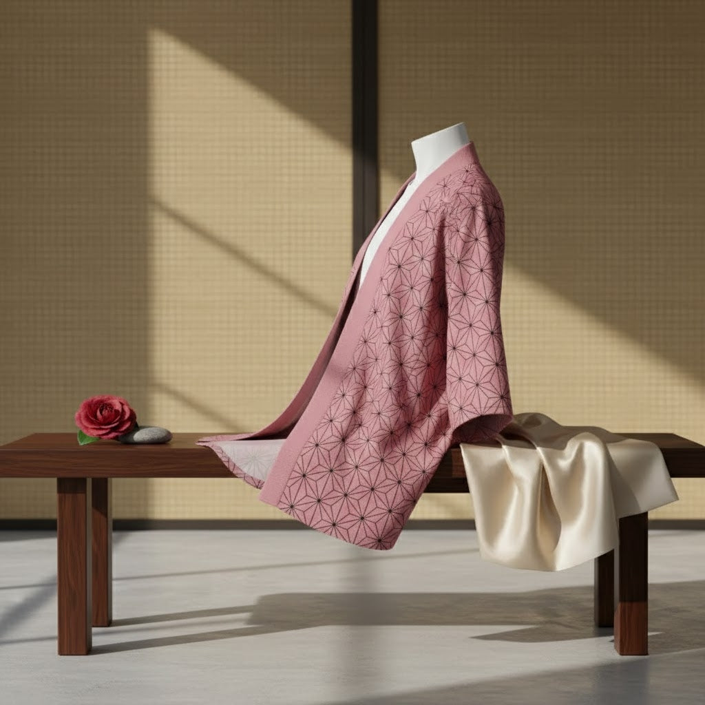 Demon Slayer Cosplay Cloak Kimono Style Anime Costume for Adults