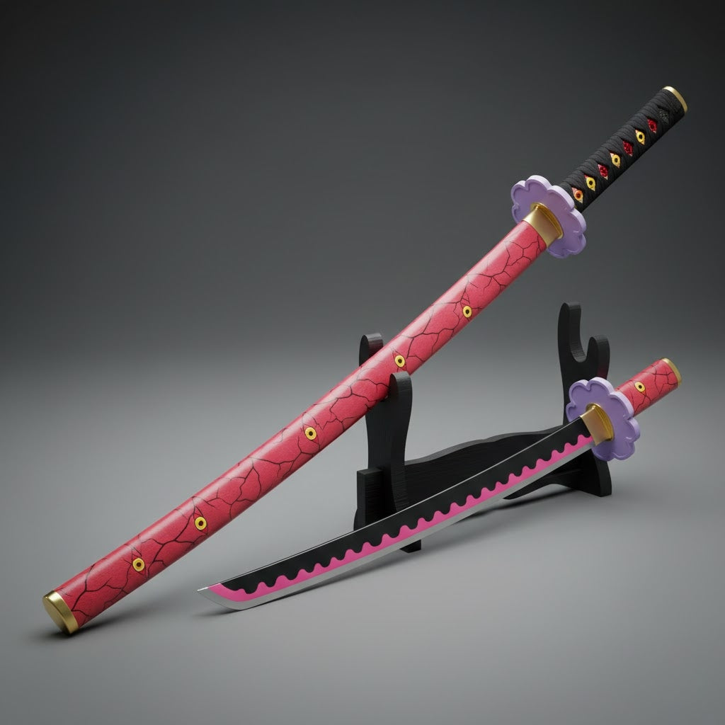 Demon Slayer Kokushibo Katana Cosplay Sword Anime