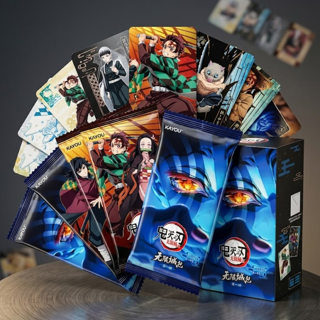 Demon Slayer Kayou Booster Box Anime Trading Card Collection (1 PACK) ThePoysha Demon Slayer Kayou Booster Box Anime Trading Card Collection (1 PACK) ThePoysha