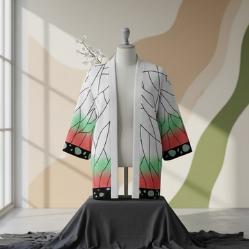 Demon Slayer Kimono Cloak Anime Cosplay Costume for Adults