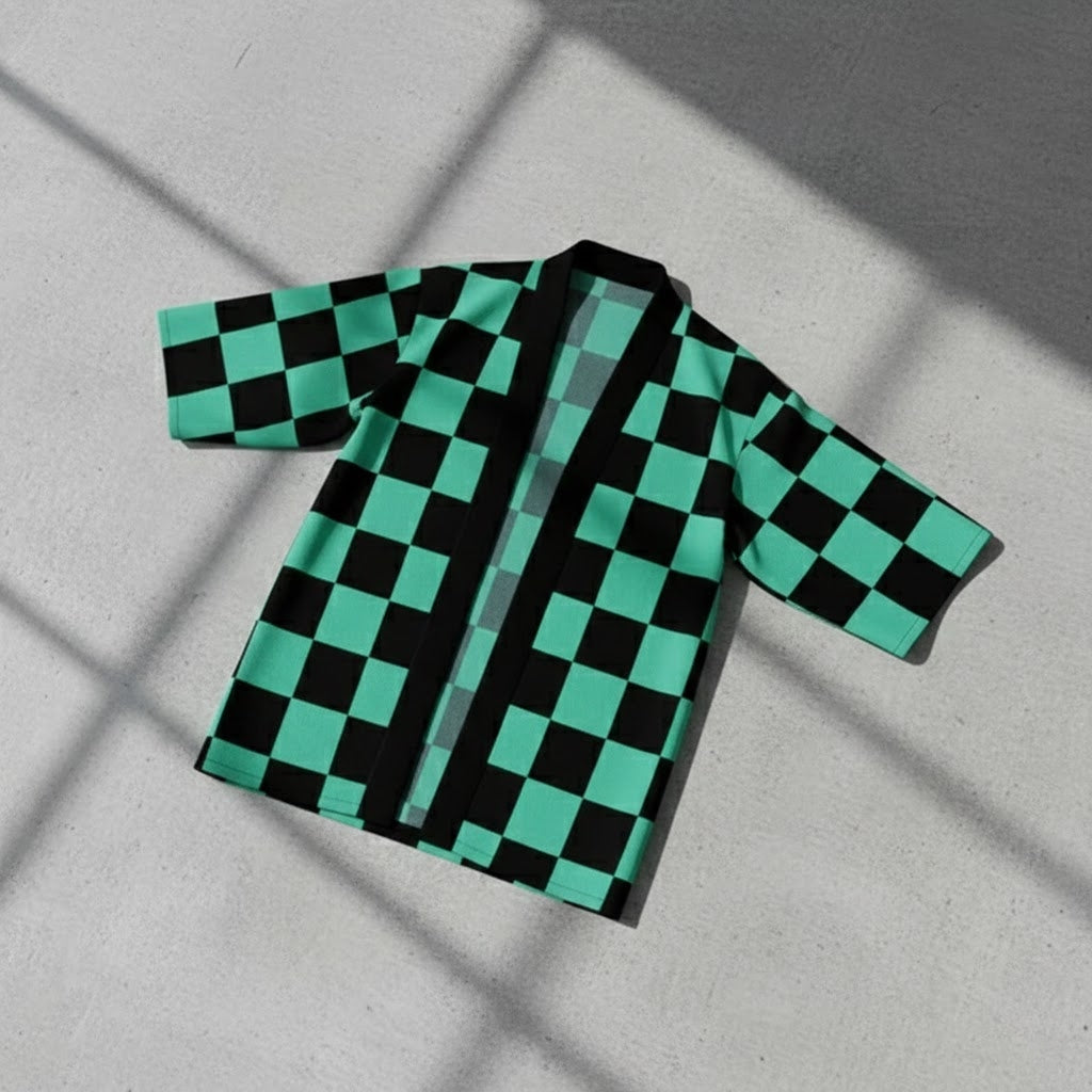 Demon Slayer Kimono Cloak Anime Cosplay Costume for Adults