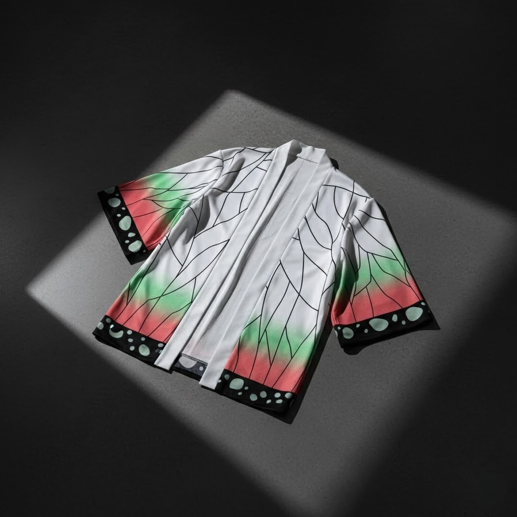 Demon Slayer Kimono Cloak Anime Cosplay Costume for Adults