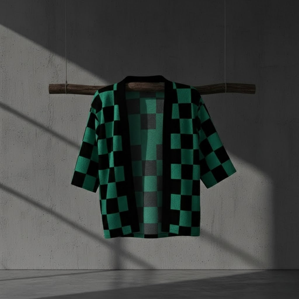 Demon Slayer Kimono Cloak Anime Cosplay Costume for Adults