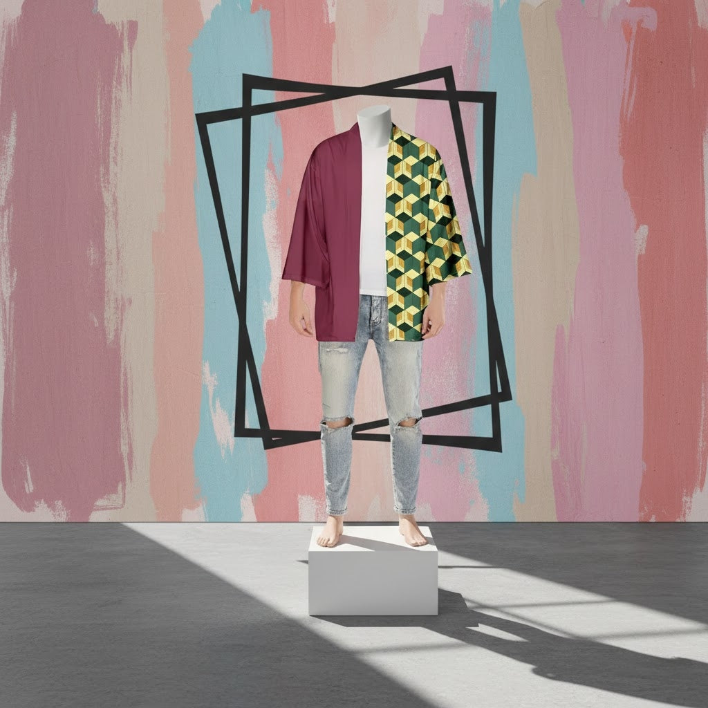 Demon Slayer Kimono Cloak Anime Cosplay Costume for Adults