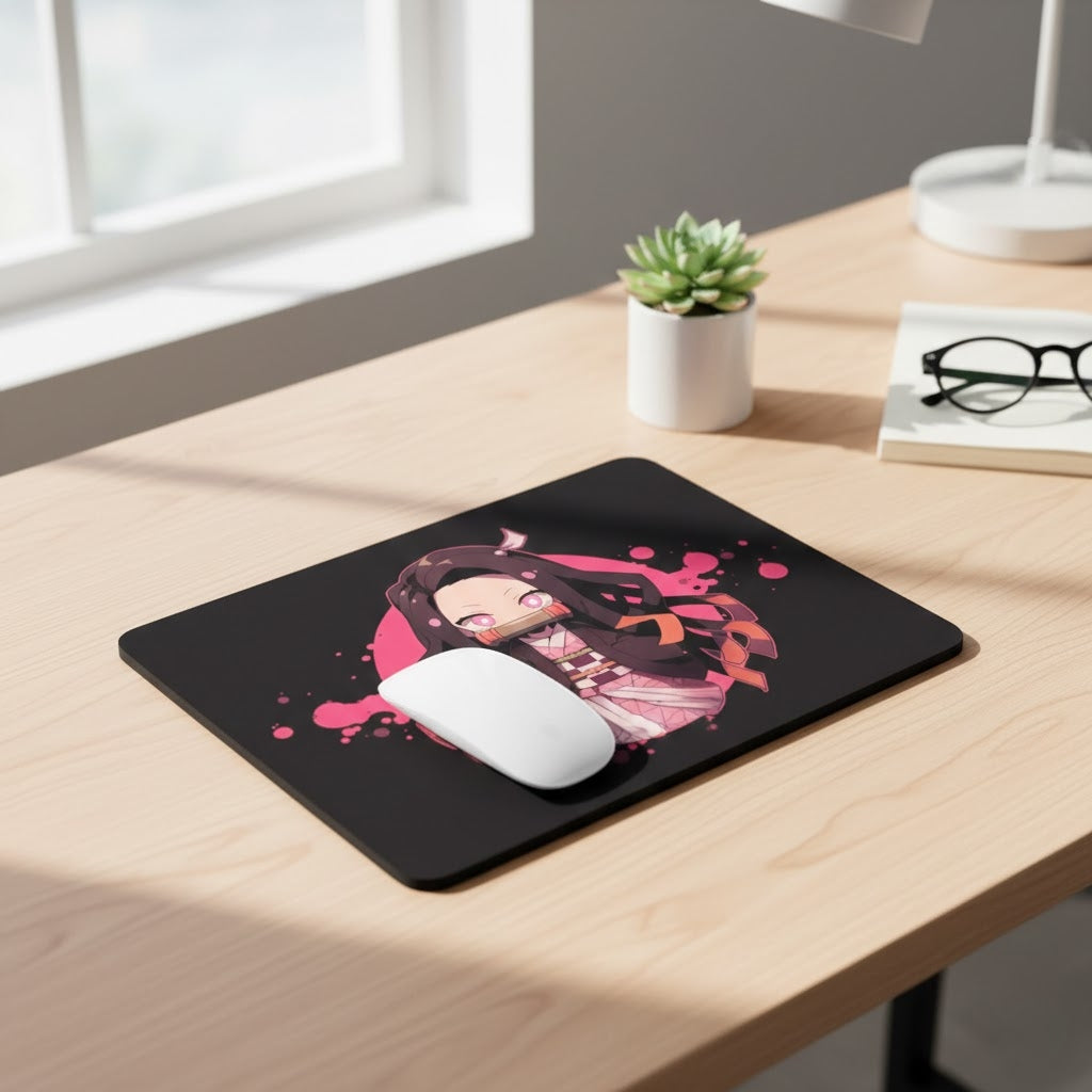 Demon Slayer Mouse Pad Small Size Anime Gaming Desk Mat