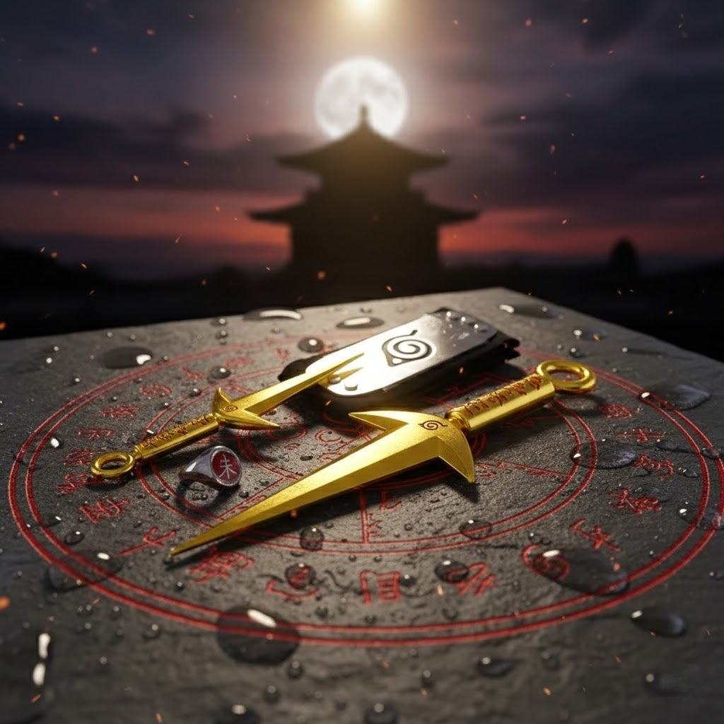 Naruto Kunai Set with Headband Anime Cosplay Prop