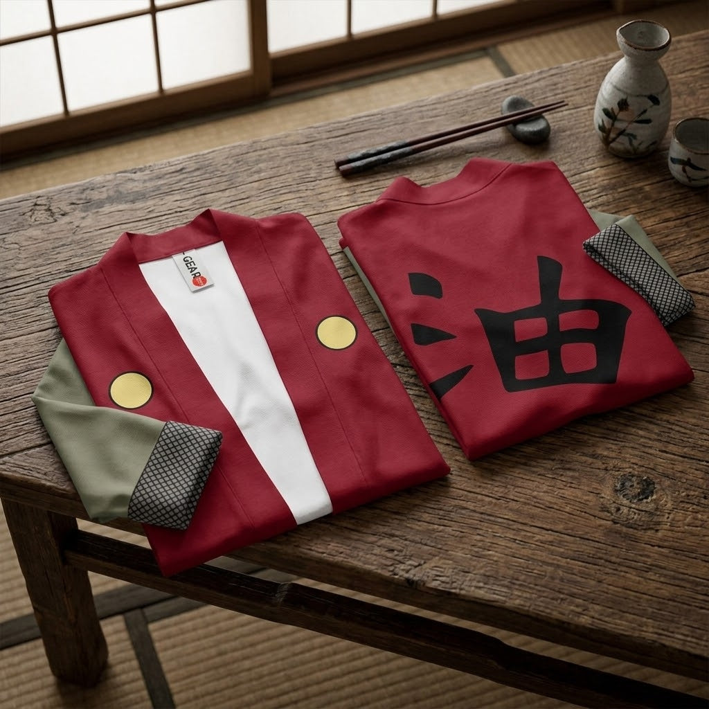 Jiraiya Kimono Naruto Anime Cosplay Robe Costume