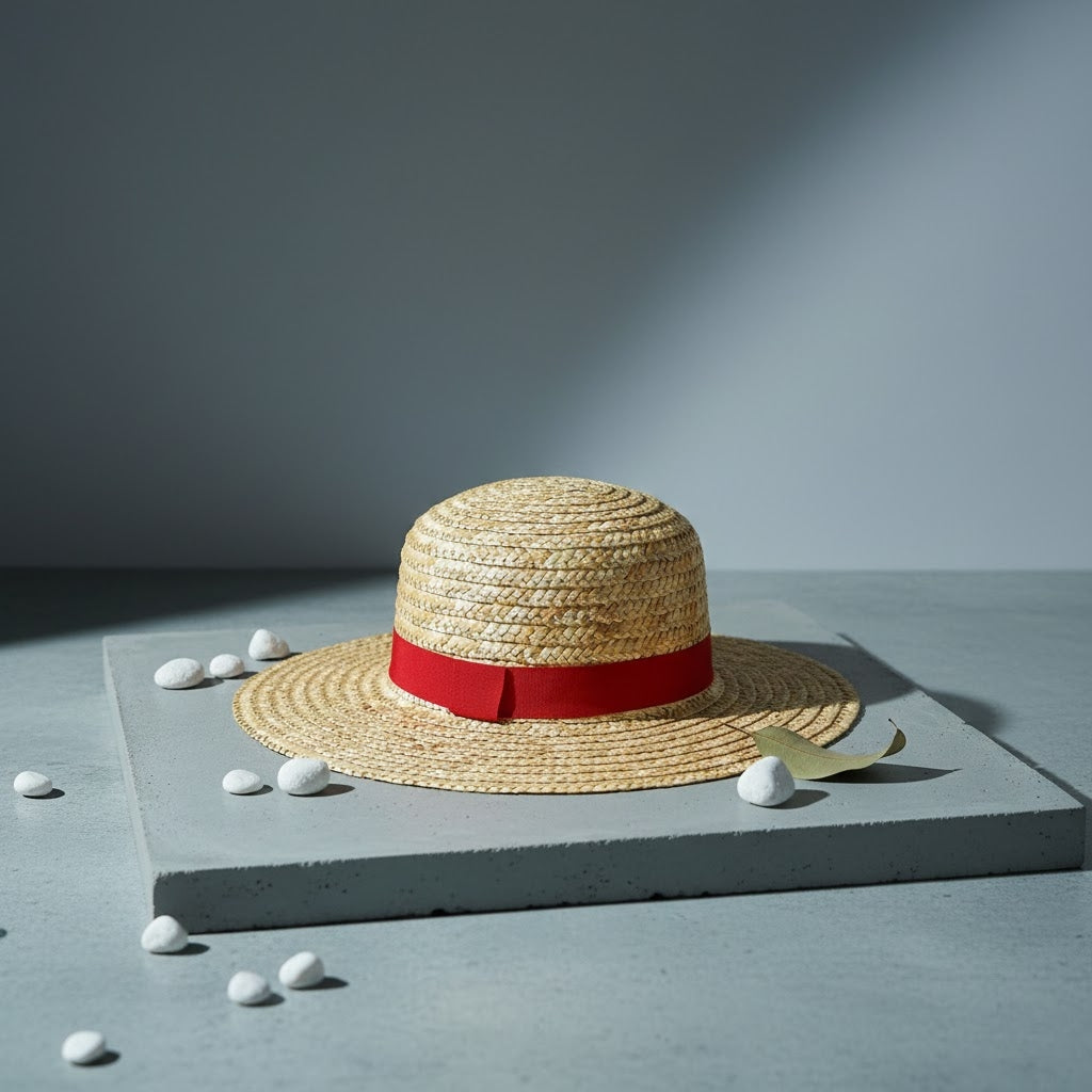 Luffy Straw Hat One Piece Cosplay Sun Hat for Adults