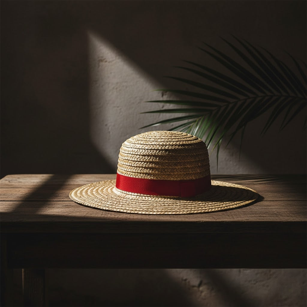 Luffy Straw Hat One Piece Cosplay Sun Hat for Adults