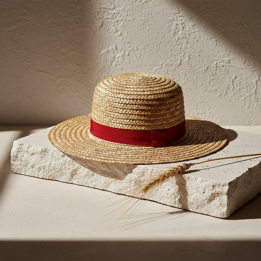 Luffy Straw Hat One Piece Cosplay Sun Hat for Adults