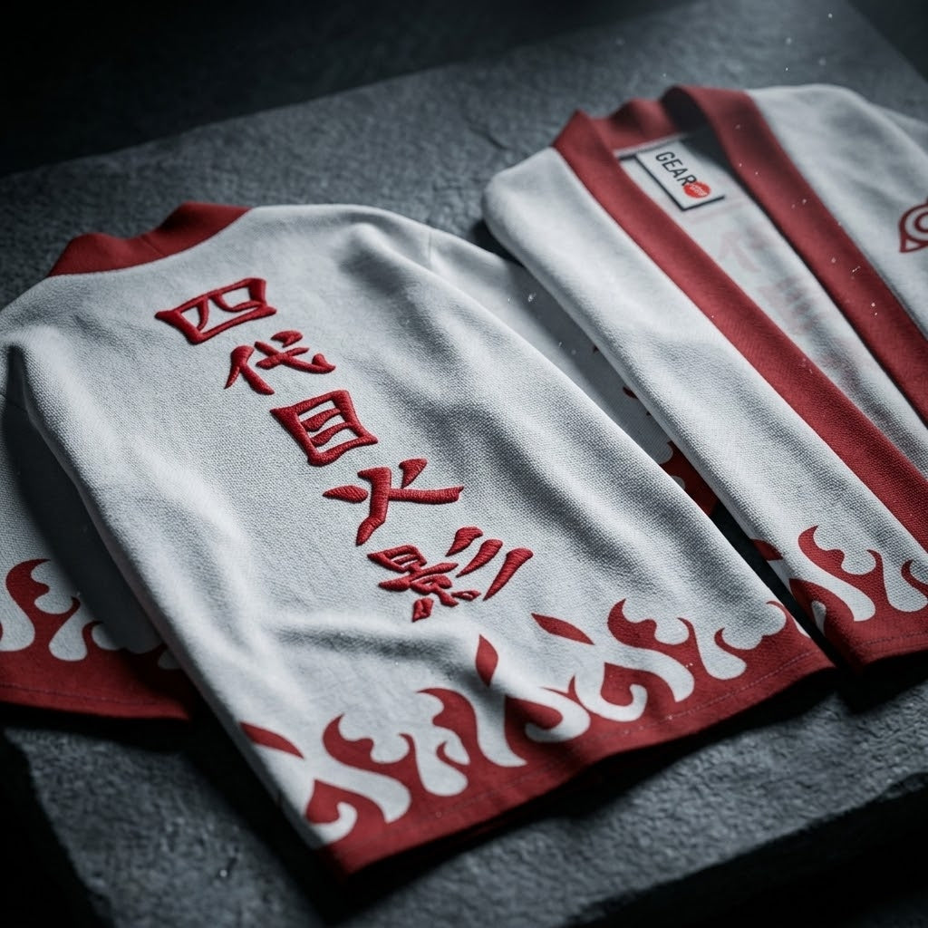 Minato Namikaze Kimono Naruto Anime Cosplay Robe