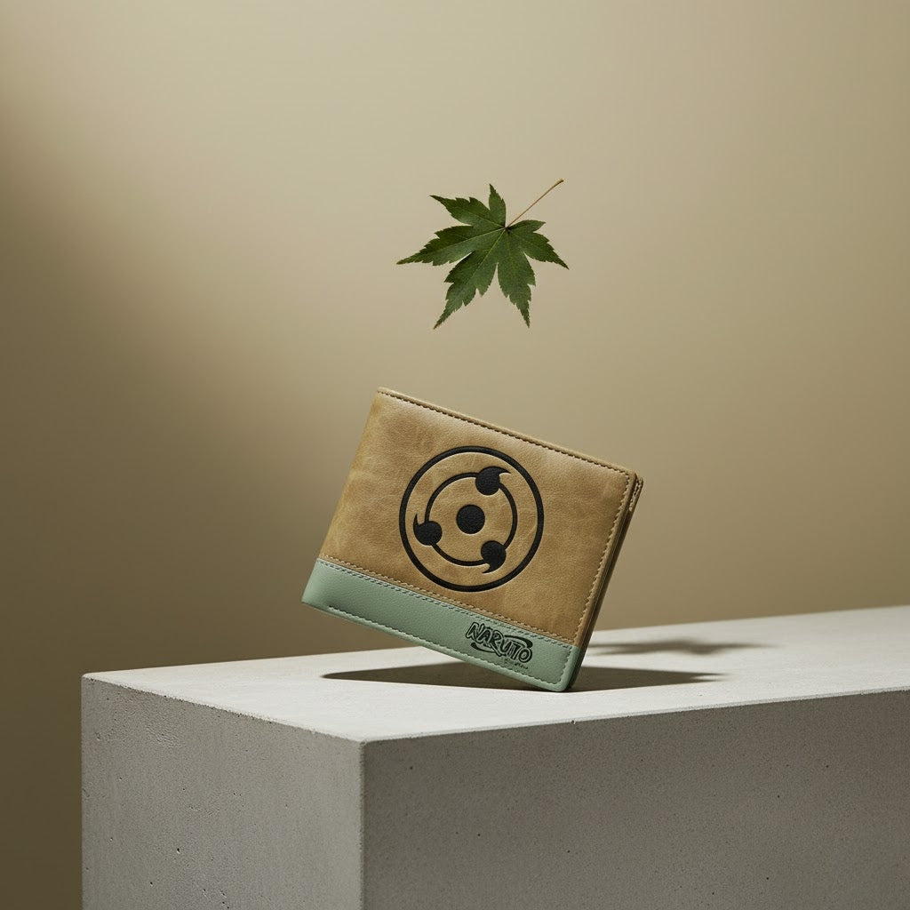 Naruto Sharingan Foldable Wallet Slim Card and Coin Holder