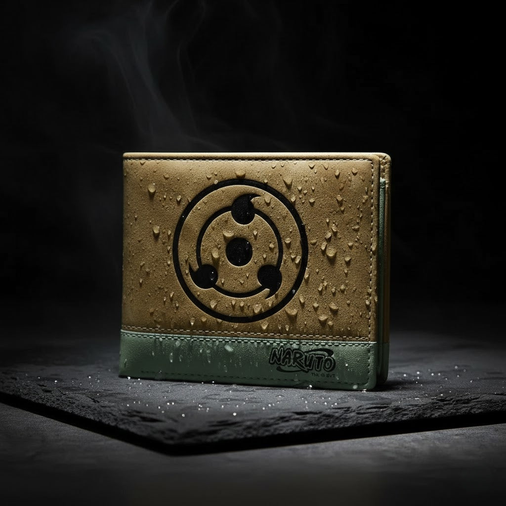 Naruto Sharingan Foldable Wallet Slim Card and Coin Holder