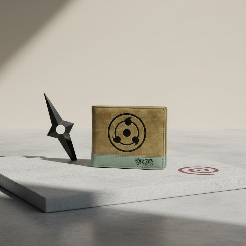 Naruto Sharingan Foldable Wallet Slim Card and Coin Holder