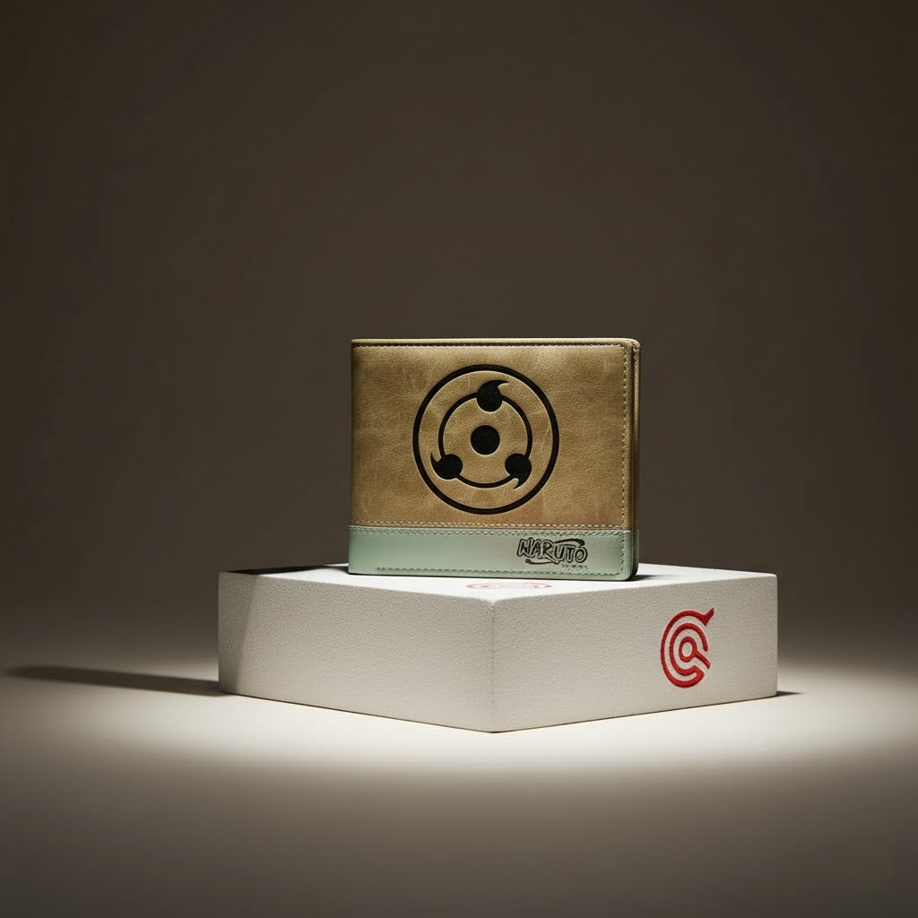 Naruto Sharingan Foldable Wallet Slim Card and Coin Holder