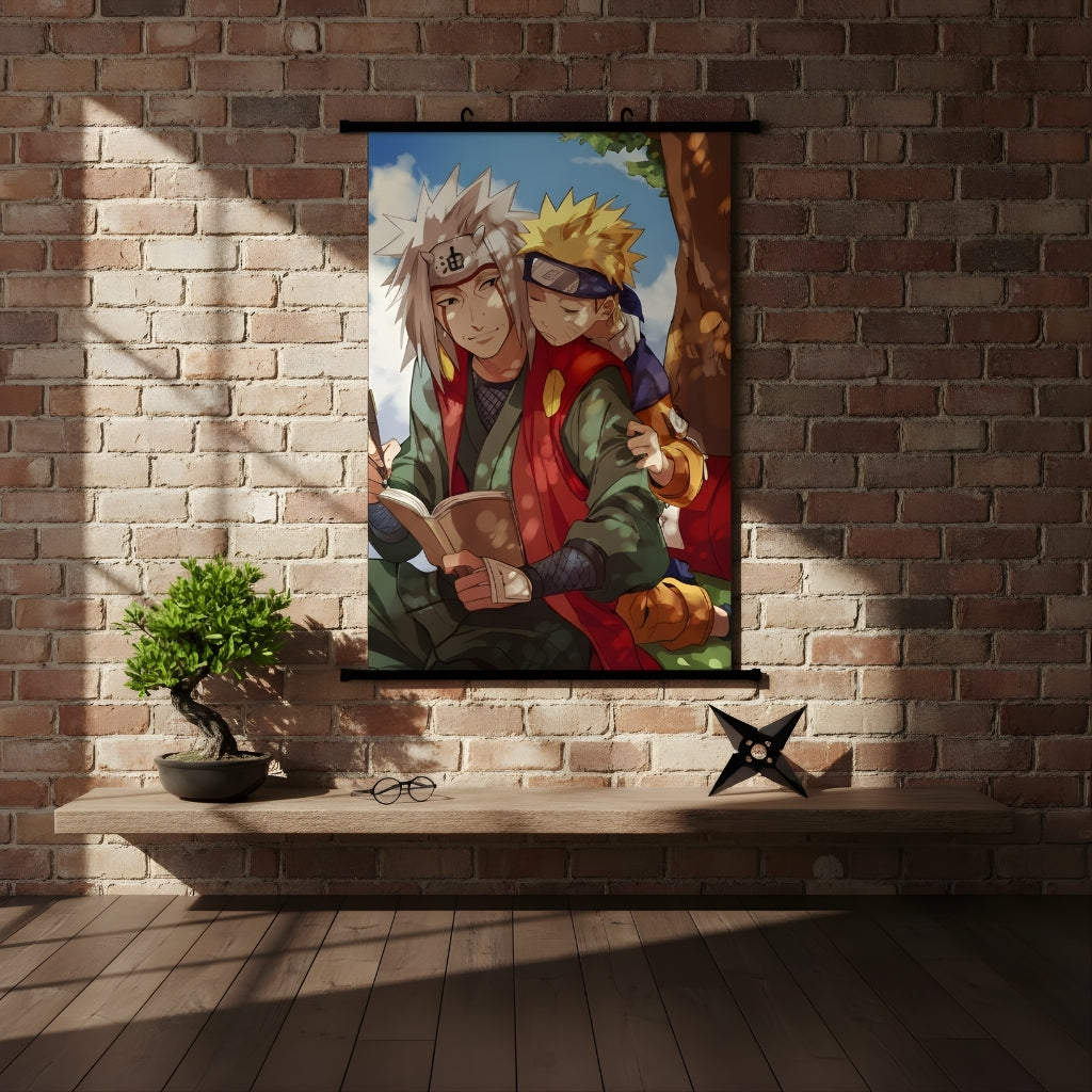 Naruto Anime Wall Scroll Hanging Poster Fabric Manga Art Room Decor