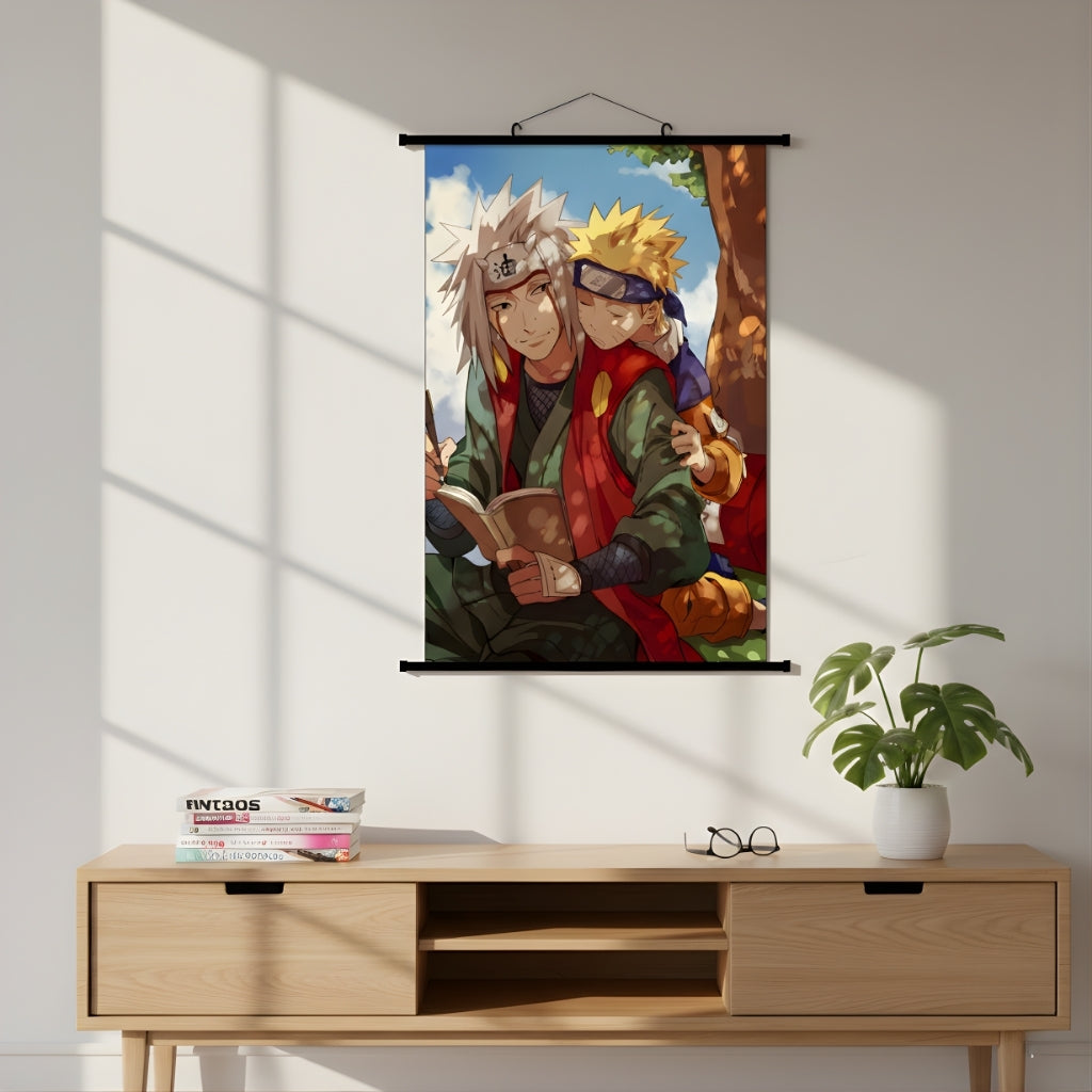 Naruto Anime Wall Scroll Hanging Poster Fabric Manga Art Room Decor