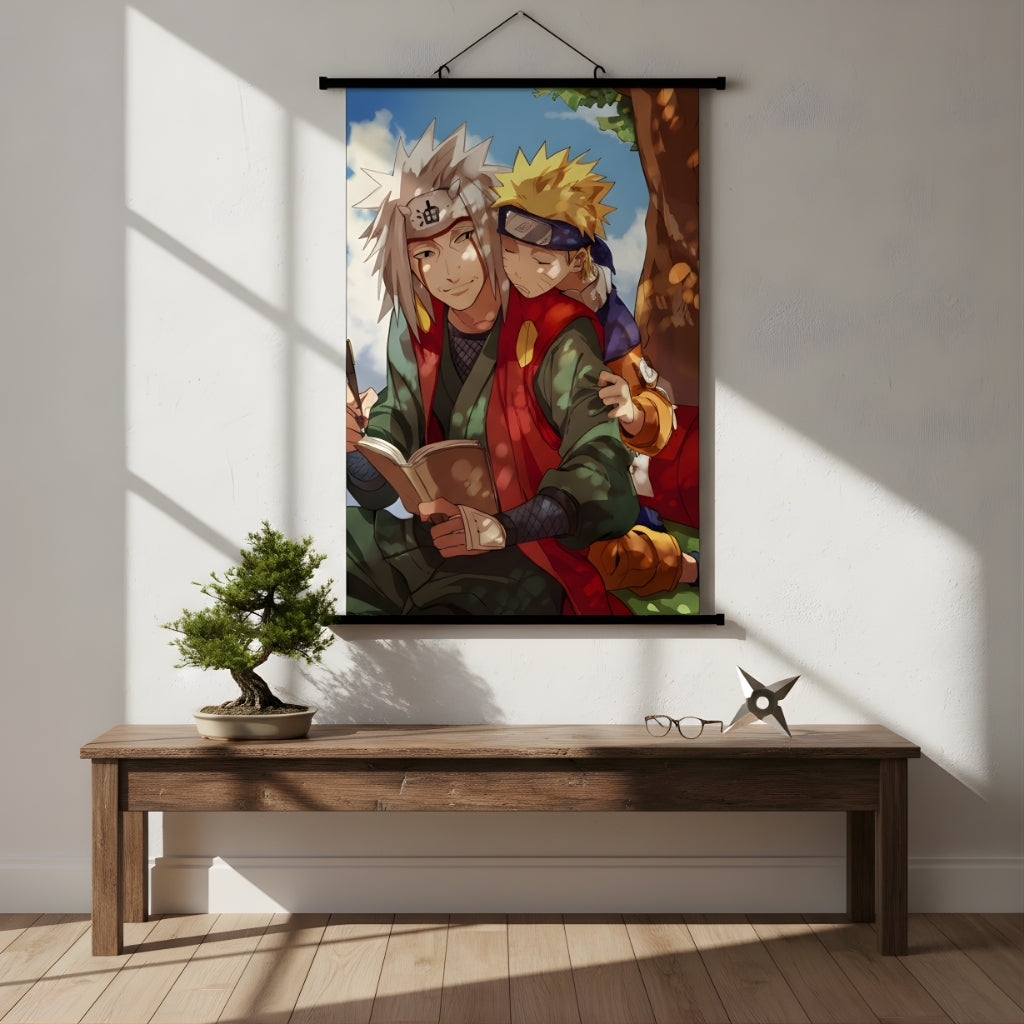 Naruto Anime Wall Scroll Hanging Poster Fabric Manga Art Room Decor