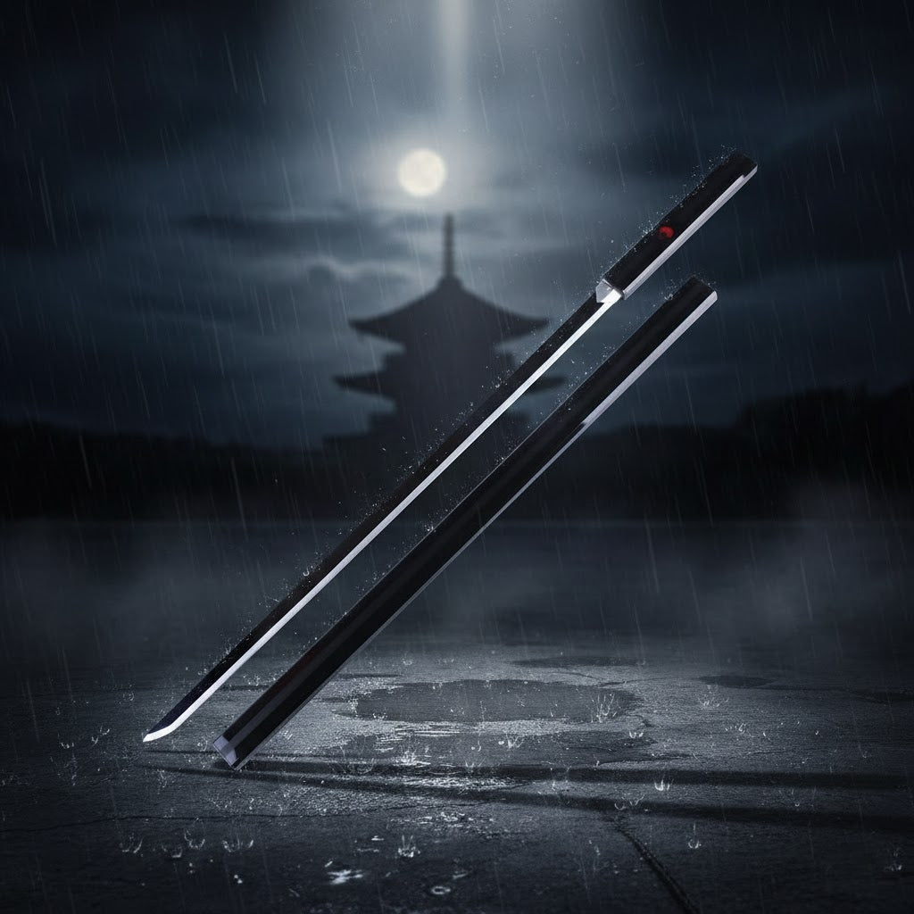 Naruto Sasuke Uchiha Wooden Katana Anime Collectible