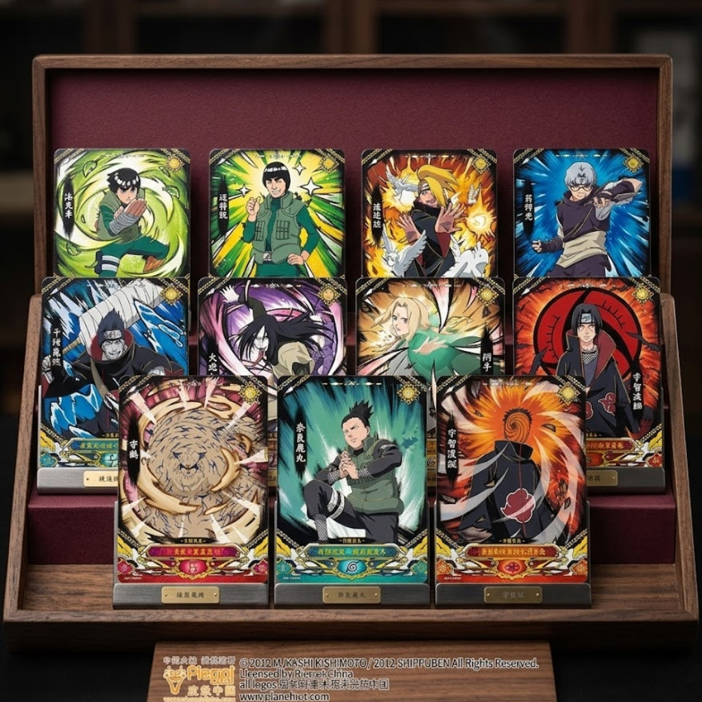 Naruto Kayou Trading Card Set with Uzumaki Naruto Rubber Figure