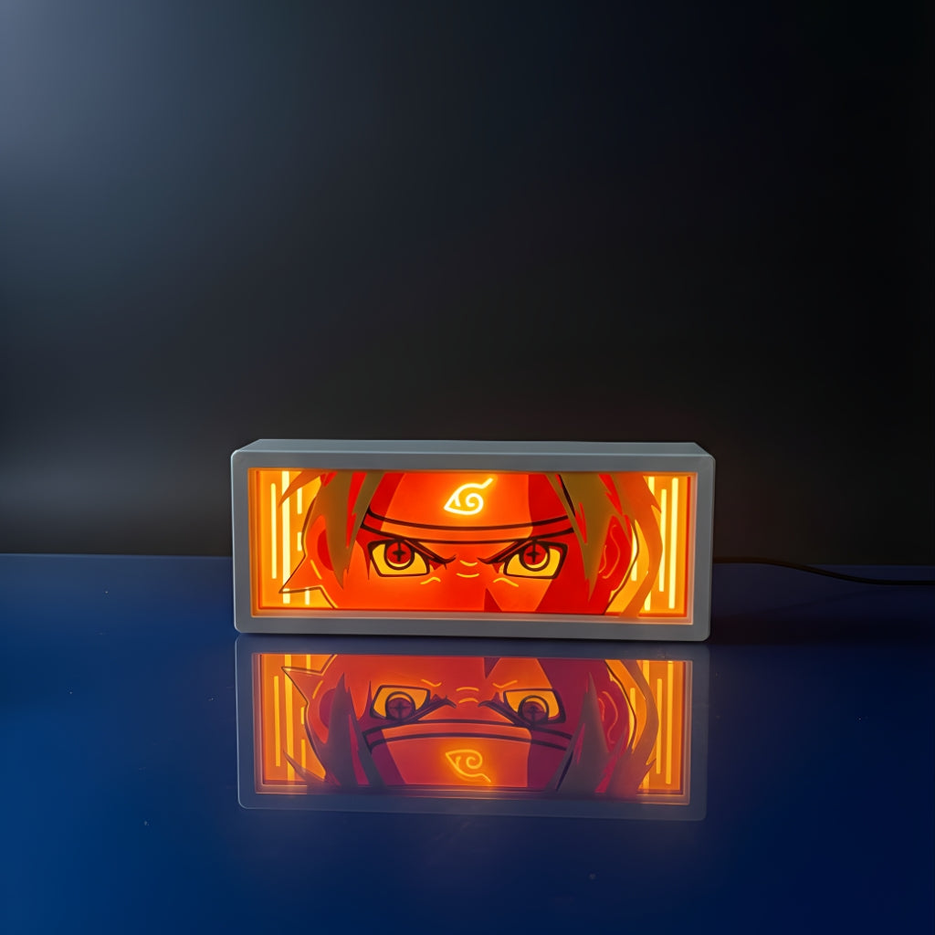 Naruto Shippuden LED Light Box Multi Color Remote Control Battery & USB Powered