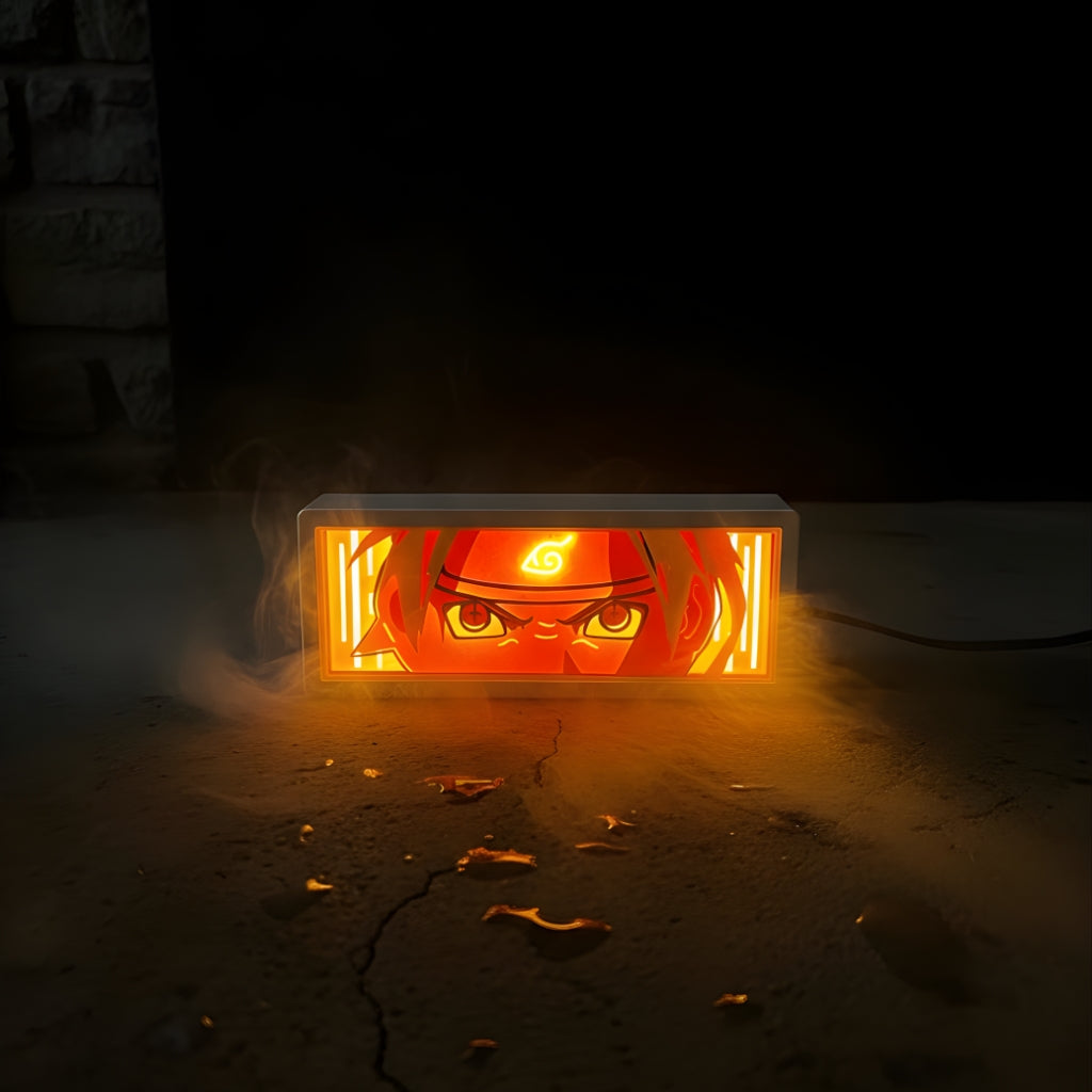 Naruto Shippuden LED Light Box Multi Color Remote Control Battery & USB Powered