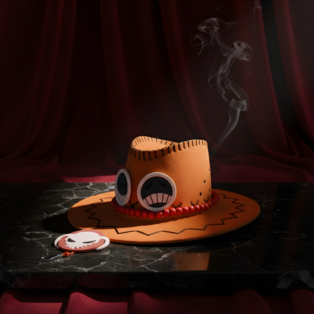 One Piece Fire Fist Ace Cowboy Hat Anime Cosplay Western Style