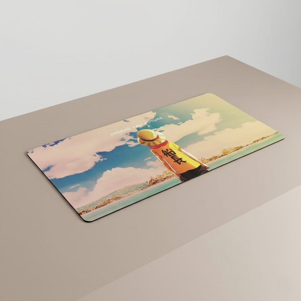 One Piece Luffy Mouse Pad Non-Slip Rubber Desk Mat for Gaming