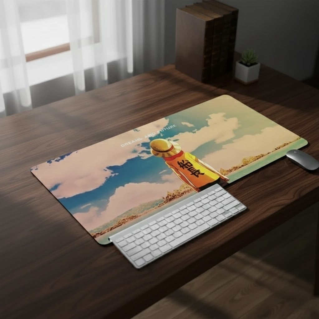 One Piece Luffy Mouse Pad Non-Slip Rubber Desk Mat for Gaming