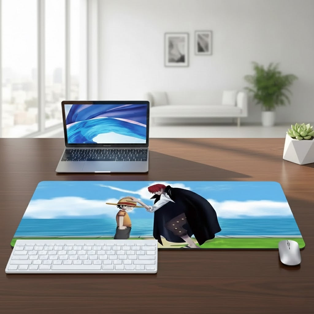 One Piece Luffy Mouse Pad Rubber Non-Slip Gaming Desk Mat